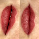 does lip blushing make lips bigger